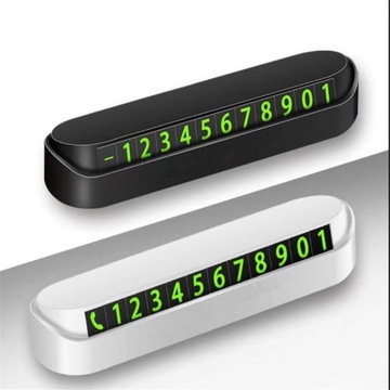 Табличка с номером телефона парковки