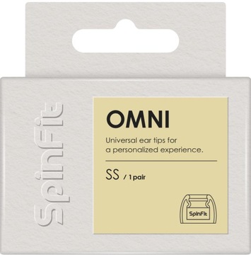 SpinFit OMNI - Profesjonalne nakładki do TWS i IEM - Następca CP360 - SS