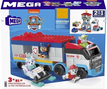 PAW PATROL PATROLIGHT MEGA BLOKS TOWER 2 В 1 HJN73