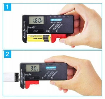 ТОЧНЫЙ ИЗМЕРИТЕЛЬ И ТЕСТЕР УРОВНЯ БАТАРЕИ AA AAA PRO