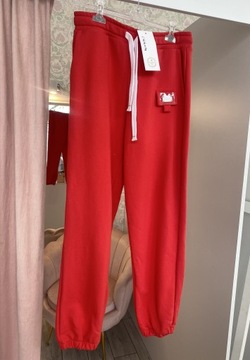 Spodnie dresowe Trissia - by o la la...! L Czerwony