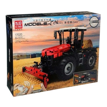 KLOCKI CIĄGNIK TRAKTOR 4W1 TECHNIC APLIKACJA 17020