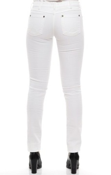 WRANGLER spodnie LOW white slim MOLLY _ W30 L34