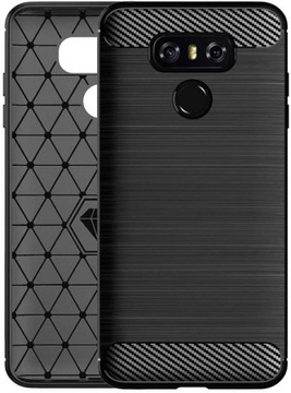 ETUI PANCERNE CARBON CASE DO LG G6 + SZKŁO