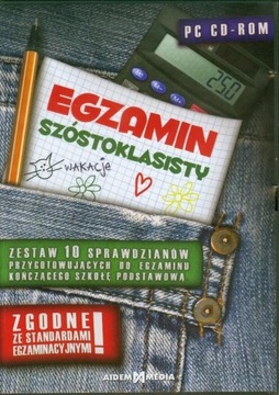 Egzamin szóstoklasisty CD-ROM Zestaw 10 sprawdzian