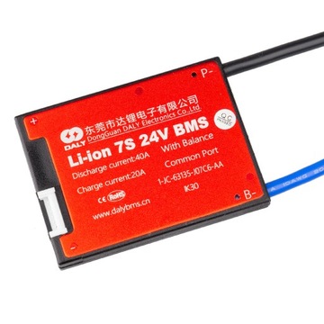Модуль DALY Balancer BMS 7S 40A 140A 25,9-29,4 В Литий-ионный IP67 PCM ОБЩИЙ ПОРТ