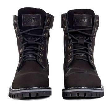 Туфли BROGER ALASKA II VINTAGE BLACK, черные, БЕСПЛАТНО