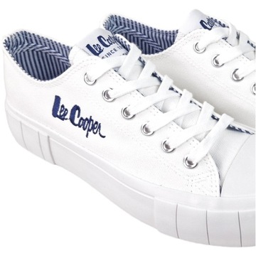 Trampki na platformie Damskie LEE Cooper białe tenisówki Buty 2743L 39