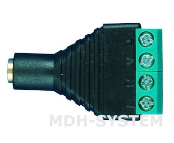 GNIAZDO JACK 2.5mm 4-PIN ZŁĄCZKA SZYBKOZŁĄCZE 4PIN