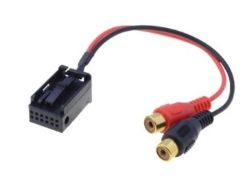 ZŁĄCZE AUX ADAPTER RCA OPEL CD30 MP3 CDC40 CD70 CD90 - Opel 2004 - 2009
