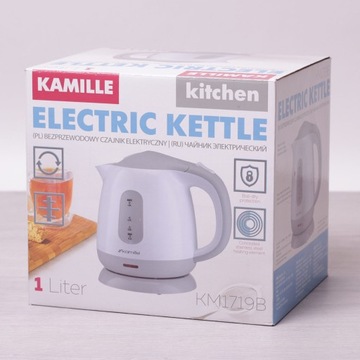 ЭЛЕКТРИЧЕСКИЙ ЧАЙНИК 1 ЛИТР МОЩНОСТЬЮ 1100ВТ KM1719
