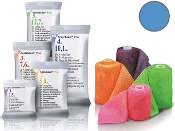 3M Scotchcast - lekki gips 10,1cmx3,6m j.niebieski