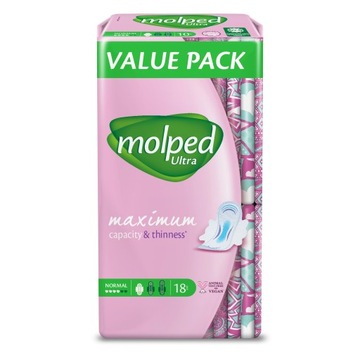 MOLPED Podpaski anatomiczne ULTRA NORMAL 18 szt.