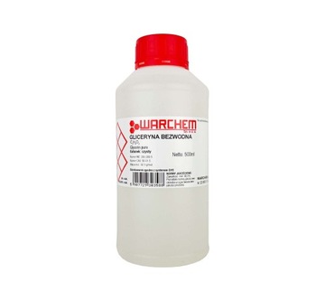 GLICERYNA ROŚLINNA BEZWODNA - czysta - 500ml