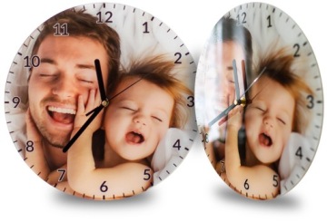 Zegar ścienny WŁASNE ZDJĘCIE Foto Prezent 30cm