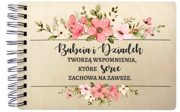 ALBUM NA ZDJĘCIA PREZENT NA DZIEŃ BABCI I DZIADKA A5 RÓŻNE WZORY DZIADKÓW