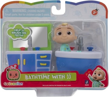 Cocomelon Zestaw Czas Kąpieli + Figurka JJ CMW0194 Figurki Wanna Łazienka