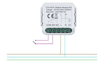 TUYA БЕЗ НАПРЯЖЕНИЯ Интеллектуальный WiFi-реле-контроллер