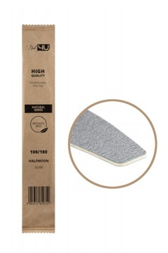 Pilnik do paznokci Nail4u SLIM NATURAL II ŁÓDKA 180/240 50 sztuk