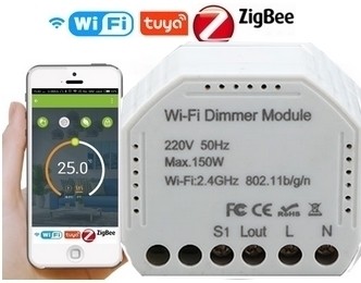 РЕГУЛЯТОР СВЕТА TUYA WiFi С РЕГУЛЯЦИЕЙ СВЕТА
