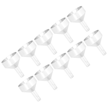 10 sztuk metalowy mały lejek Mini lejek ze stopu