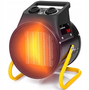 NAGRZEWNICA ELEKTRYCZNA DMUCHAWA FARELKA 3KW GRZEJNIK + TERMOSTAT MOCNA PRO