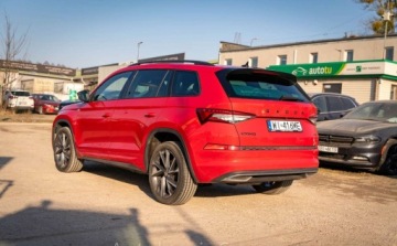 Skoda Kodiaq I SUV 2.0 TDI SCR 200KM 2021 Skoda Kodiaq Skoda Kodiaq 2.0TDI 4X4 Sport Line 200KM , Salon Polska , Fak, zdjęcie 9