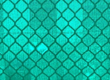 СВЕТООТРАЖАЮЩАЯ ЛЕНТА САМОКЛЕЙКАЯ ФОЛЬГА ЗЕЛЕНАЯ ПРИЗМАТИЧЕСКАЯ НАКЛЕЙКА 5 СМ