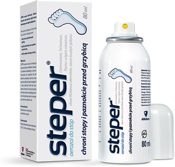 STEPER Aerozol do stóp przeciw grzybicy 80 ml