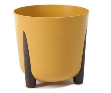 Doniczka Osłonka Frida ECO Musztarda Lamela 26cm