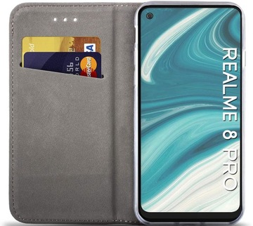 ЧЕХОЛ ДЛЯ REALME 8/8 PRO SMART МАГНИТНЫЙ ЧЕХОЛ + СТЕКЛО