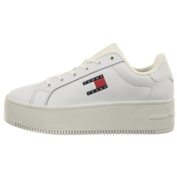 Buty Sneakersy na Platformie Damskie Tommy Hilfiger EN0EN02518 Białe