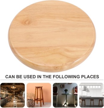 Veemoon круглое деревянное сиденье для замены барного стула
