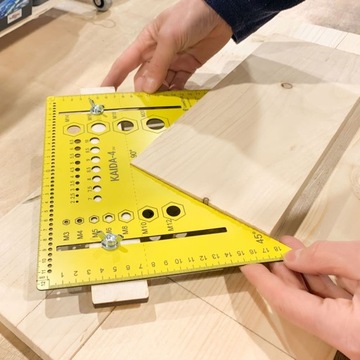 KAIDA-4 многофункциональная линейка для разметки кромок, 250 мм