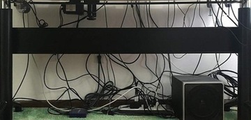 Duży pojemnik pudełko organizer na kable listwy