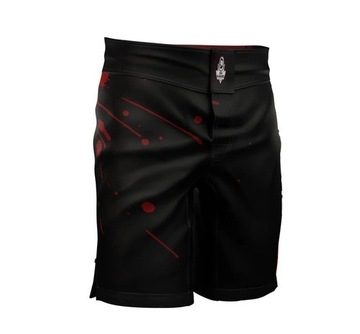 SZORTY TRENINGOWE SPODENKI DO ĆWICZEŃ MMA BOKS SIŁOWNIA BUSHIDO Blood XL