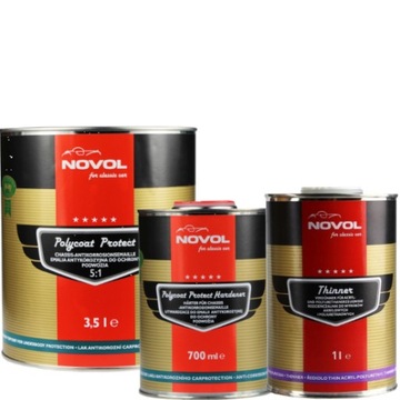 NOVOL EMALIA POLYCOAT PROTECT 3,5L+ ROZCIEŃCZALNIK