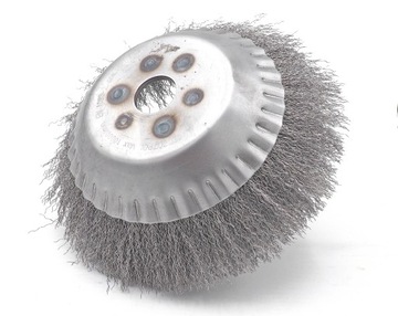 ЩЕТКА ДЛЯ ЧИСТКИ ПРОВОЛОКИ ВЕДРА ОТ ПРОМЫЛКИ, МЯГКАЯ СТАЛЬ. ПРОВОЛОКА