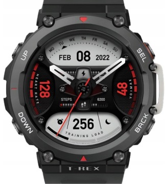SMARTWATCH AMAZFIT T-REX 2 ZEGAREK SPORTOWY GPS Oksymetr SpO2 MONITOR TĘTNA