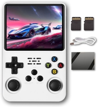Портативная игровая консоль R36S с диагональю 3,5 дюйма (около 8,9 см) и предустановленной