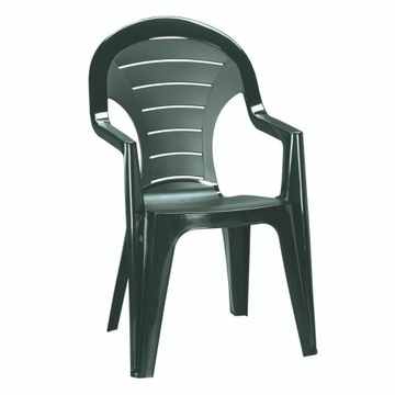 Krzesło ogrodowe Keter zielone tworzywo sztuczne na taras balkon 1szt