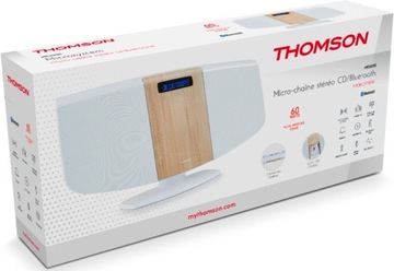 Мини-стерео Thomson MIC401BT, БЕЛЫЙ CD MP3 USB BLUETOOTH