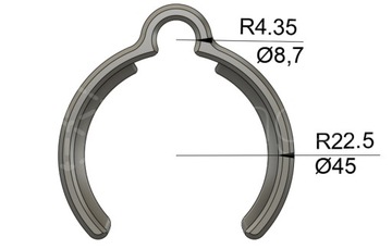 Зажим-хомут для шланга пылесоса Festool Starmix 35
