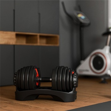 РЕГУЛИРУЕМАЯ Гантель с подставкой Athler Lion 60 CAST IRON 2,5 - 24 кг