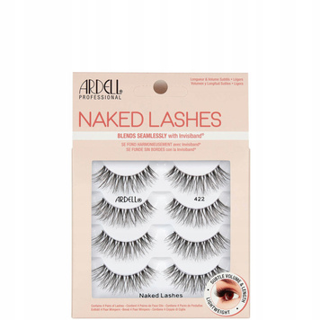 ARDELL NAKED LASHES 422 rzęsy na pasku x 4