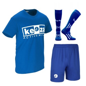 Komplet treningowy KEEZA koszulka, spodenki, getry