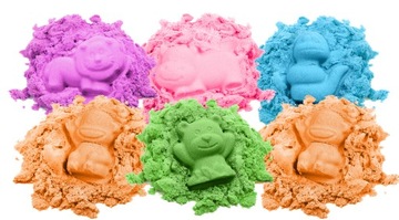 BibiMoon Kinetic Sand 6 кг Набор форм для песочницы