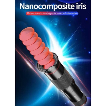 Универсальный объектив с переменным фокусным расстоянием для камеры мобильного телефона, комплект объективов для телеобъектива 48X