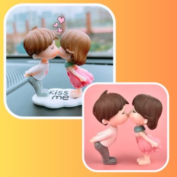 УКРАШЕНИЕ ПРИБОРНОЙ ПАНЕЛИ АВТОМОБИЛЯ ФИГУРКИ ПОДАРОК ДЕНЬ СВЯТОГО ВАЛЕНТИНА ПАРА ПОЦЕЛУЙ