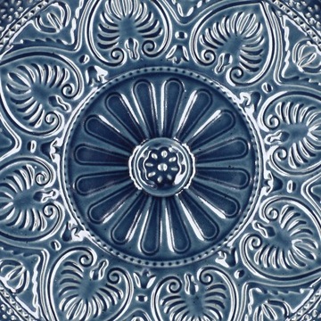 Десертная тарелка ИНДИЯ, темно-синий, 21 см, ХОМЛА